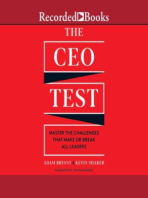 cover image of The CEO Test